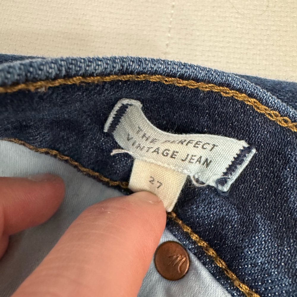 Madewell Dark Blue Denim Jeans
